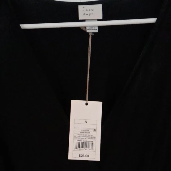 A New Day Classic Black Wrap Dress - Picture 6 of 6